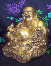 Load image into Gallery viewer, Happy Sitting Sand Cast Buddha Statue - The Buddha Decor