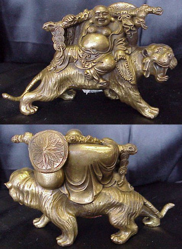 Wealthy Tiger Buddha Statue - The Buddha Decor