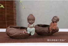 Load image into Gallery viewer, Mini Monk Flower Pot - The Buddha Decor