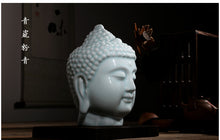 Load image into Gallery viewer, 9&quot; Pure Ceramic Buddha Head - The Buddha Decor