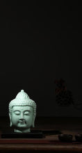 Load image into Gallery viewer, 9&quot; Pure Ceramic Buddha Head - The Buddha Decor