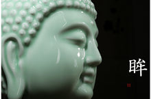 Load image into Gallery viewer, 9&quot; Pure Ceramic Buddha Head - The Buddha Decor