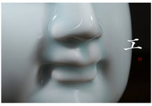 Load image into Gallery viewer, 9&quot; Pure Ceramic Buddha Head - The Buddha Decor