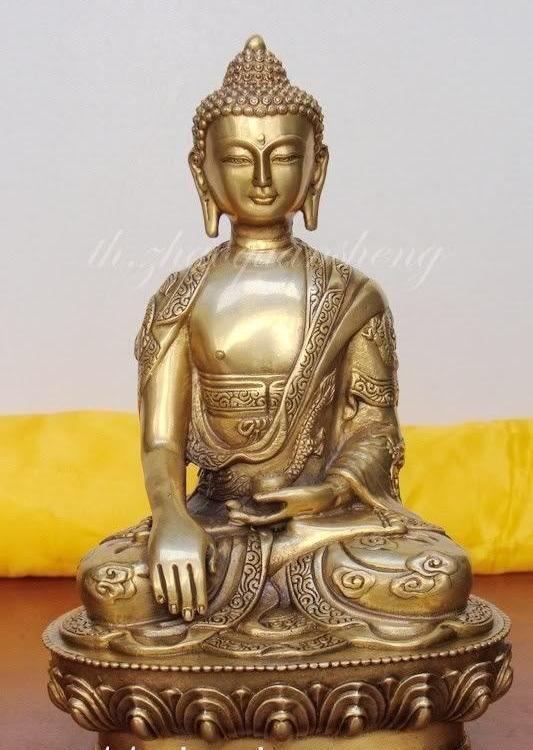 Tibetan Bronze Buddha Statue - The Buddha Decor