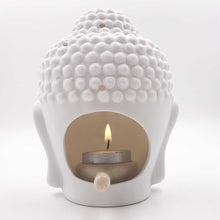 Load image into Gallery viewer, CalmGlow Buddha Head Incense Burner - The Buddha Decor