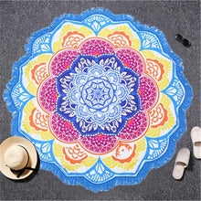 Load image into Gallery viewer, Lotus Bohemian Meditation Blanket - The Buddha Decor