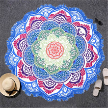 Load image into Gallery viewer, Lotus Bohemian Meditation Blanket - The Buddha Decor