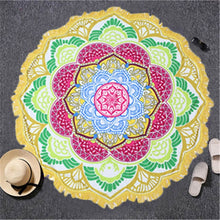 Load image into Gallery viewer, Lotus Bohemian Meditation Blanket - The Buddha Decor