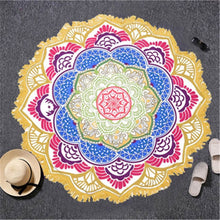 Load image into Gallery viewer, Lotus Bohemian Meditation Blanket - The Buddha Decor