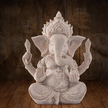Load image into Gallery viewer, Miniature Handmade Sandstone Ganesha Buddha Figurine - The Buddha Decor