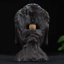 Load image into Gallery viewer, CalmCore Ceramic Buddha Head Incense Burner - The Buddha Decor
