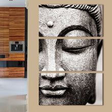 Load image into Gallery viewer, &quot;Modern Buddha&quot; 3 Piece Buddha Canvas Painting - The Buddha Decor