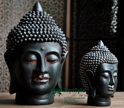 Limited Edition Weathered Buddha Head - The Buddha Decor