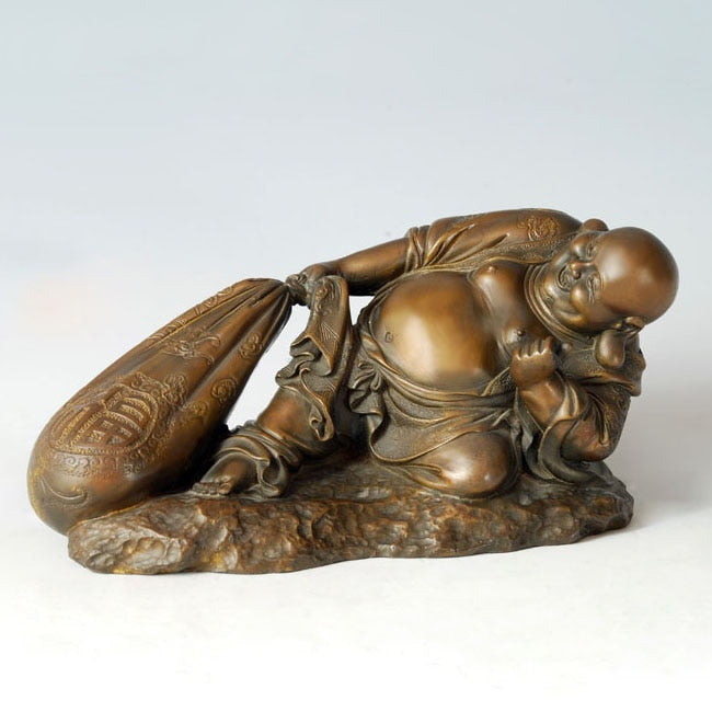 Heavy Money Sack Buddha Statue - The Buddha Decor