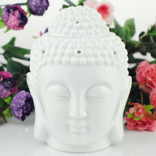 Load image into Gallery viewer, CalmGlow Buddha Head Incense Burner - The Buddha Decor