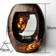 Load image into Gallery viewer, GoldLeaf Buddha Water Fountain - The Buddha Decor