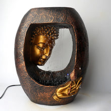 Load image into Gallery viewer, GoldLeaf Buddha Water Fountain - The Buddha Decor