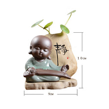 Load image into Gallery viewer, Peaceful Miniature Monk Buddha Figurines - The Buddha Decor