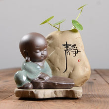 Load image into Gallery viewer, Peaceful Miniature Monk Buddha Figurines - The Buddha Decor