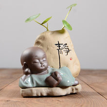 Load image into Gallery viewer, Peaceful Miniature Monk Buddha Figurines - The Buddha Decor