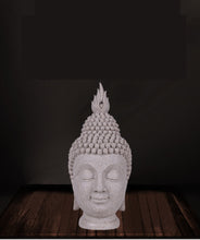 Load image into Gallery viewer, Sandstone Buddha Head - The Buddha Decor