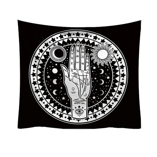 Sun & Moon Tapestry - The Buddha Decor