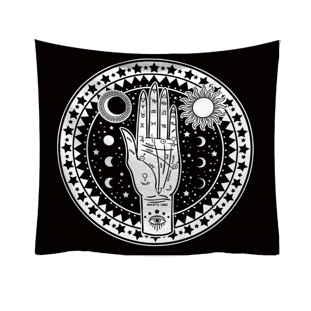 Sun & Moon Tapestry - The Buddha Decor