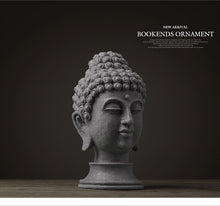 Load image into Gallery viewer, Slate Buddha Head - The Buddha Decor