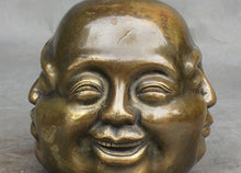 Load image into Gallery viewer, 4&quot; Four Faced Bronze Buddha Statue - The Buddha Decor