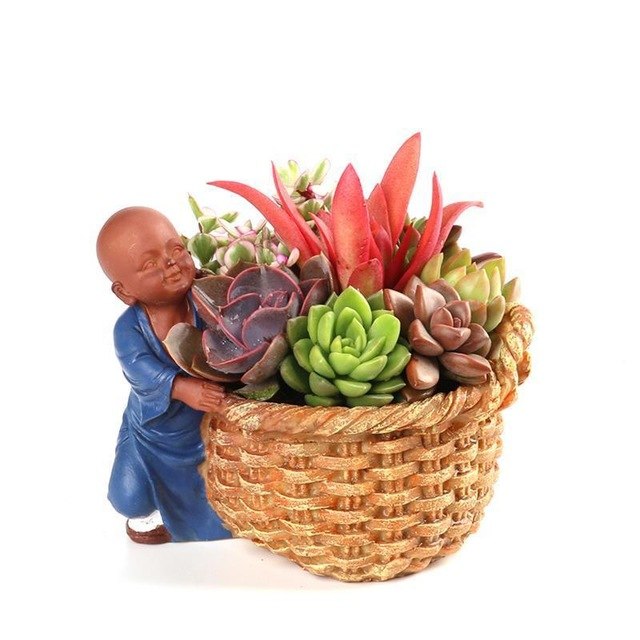 Little Monk Flower Pot - The Buddha Decor