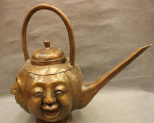 Load image into Gallery viewer, 16&quot; Four Faced Copper Teapot - The Buddha Decor