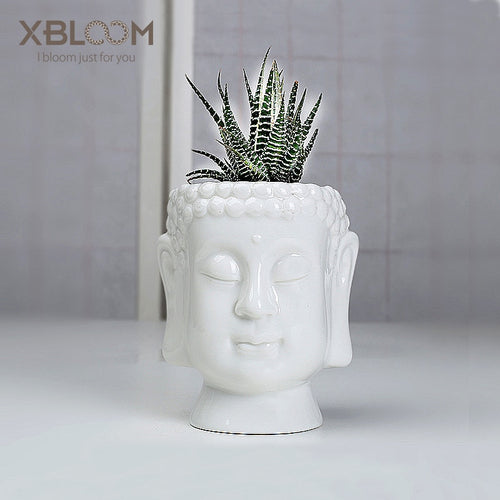 Feng Shui Fortune Buddha Flower Pot - The Buddha Decor