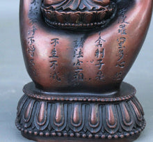 Load image into Gallery viewer, 7&quot; Chinese Bronze Lotus Buddha Hand Statue - The Buddha Decor