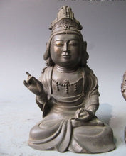 Load image into Gallery viewer, Pure Copper Bodhisattva Buddha Statue Pair - The Buddha Decor