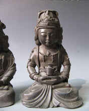 Load image into Gallery viewer, Pure Copper Bodhisattva Buddha Statue Pair - The Buddha Decor