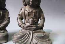Load image into Gallery viewer, Pure Copper Bodhisattva Buddha Statue Pair - The Buddha Decor