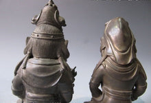Load image into Gallery viewer, Pure Copper Bodhisattva Buddha Statue Pair - The Buddha Decor