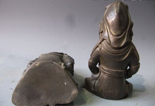 Load image into Gallery viewer, Pure Copper Bodhisattva Buddha Statue Pair - The Buddha Decor