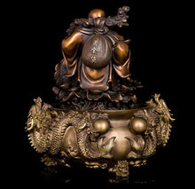 Load image into Gallery viewer, 13&quot; Brass Maitreya Buddha Bowl - The Buddha Decor