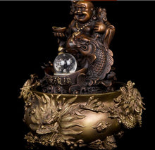 Load image into Gallery viewer, 13&quot; Brass Maitreya Buddha Bowl - The Buddha Decor
