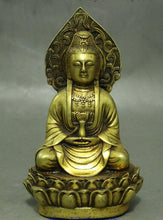 Load image into Gallery viewer, Golden Guan Yin Buddha Statue - The Buddha Decor