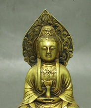 Load image into Gallery viewer, Golden Guan Yin Buddha Statue - The Buddha Decor