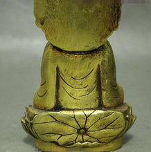 Load image into Gallery viewer, Golden Guan Yin Buddha Statue - The Buddha Decor
