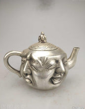 Load image into Gallery viewer, 4&quot; Four Faced Copper Teapot - The Buddha Decor
