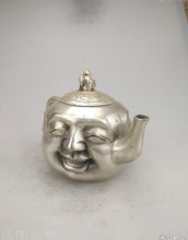 Load image into Gallery viewer, 4&quot; Four Faced Copper Teapot - The Buddha Decor