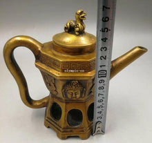 Load image into Gallery viewer, 6&#39;&#39; Lion Buddha Copper Teapot - The Buddha Decor