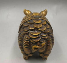Load image into Gallery viewer, 5&#39;&#39; &quot;Lucky Pig&quot; Copper Statue - The Buddha Decor