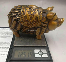 Load image into Gallery viewer, 5&#39;&#39; &quot;Lucky Pig&quot; Copper Statue - The Buddha Decor